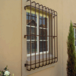Spanish style burglar bars
