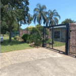 Clearview sliding driveway gate
