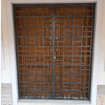 Double swing security gate
