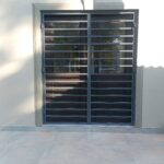 Double swing security gate
