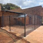 Courtyard Clearview fence