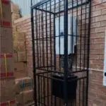 Solar controller and battery security cage